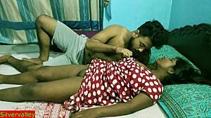 Tamil tiener stel geniet van geweldige seks in HD-video