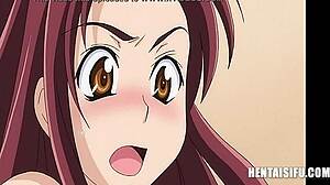 Ocensurerad hentai-porr: Erotisk anime med stor kuk action