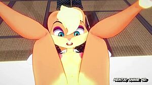Lola bunny gets her pussy pounded hard in this amazing cartoon porn