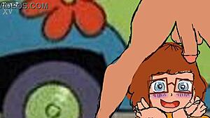 Kreslené porno s Velmou zo Scooby-Doo