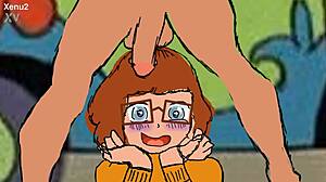 Tecknad porr med Velma från Scooby-Doo