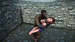 Ysoldas dunkelste Fantasien werden in Skyrims 3D Rollenspiel-Sexabenteuer lebendig