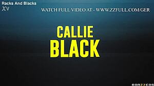 Callie Blacks在肛交和口交后被精液填满