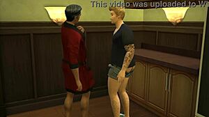 Sims 4 Wicked Whims levert een stomende gay trio met schoonvader